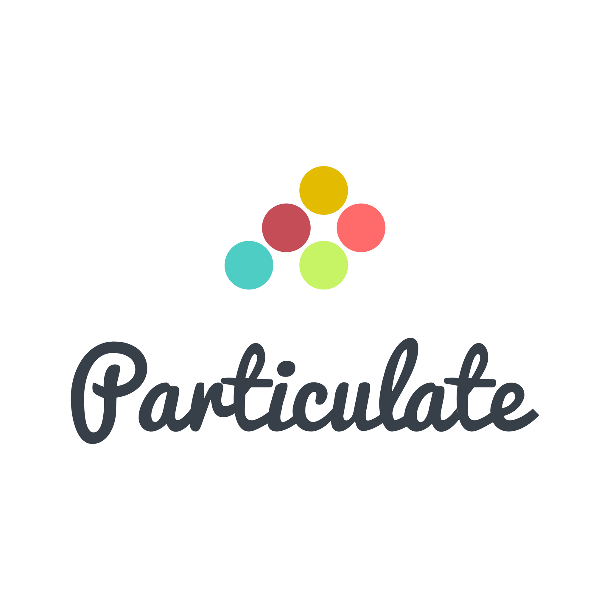 Particulate logo